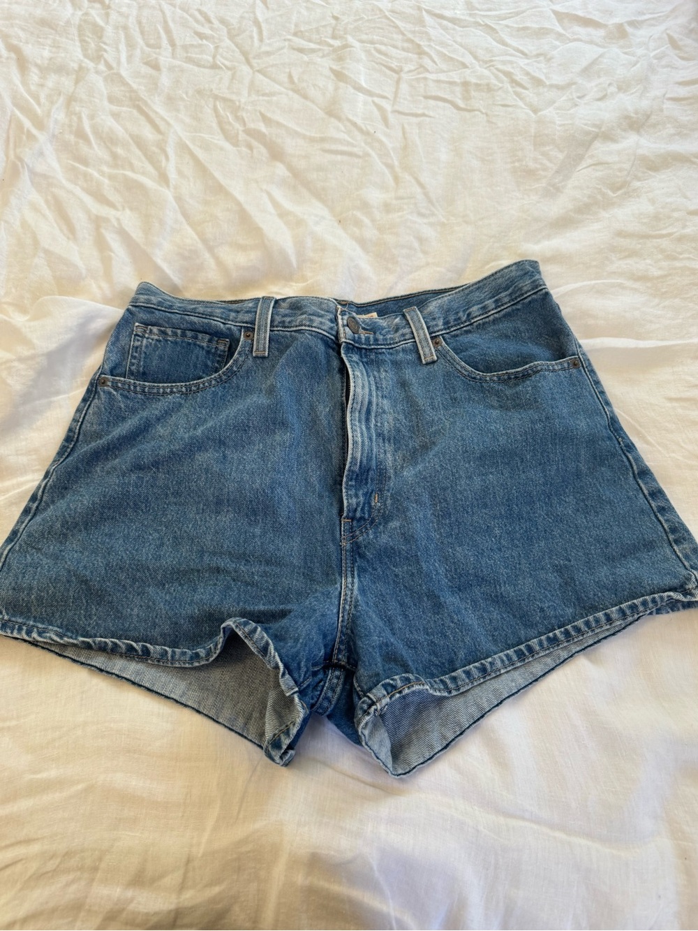 Levi’s High Waisted Jean Shorts